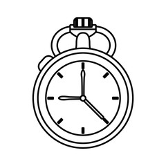 Vintage hand clock icon vector illustration graphic design
