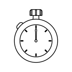 Vintage hand clock icon vector illustration graphic design