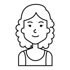 beautiful woman avatar character