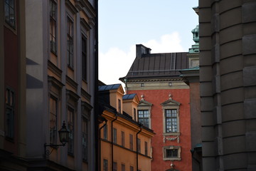 Stockholm, Gamla Stan, Stadtzentrum, Stadsholmen, Zentrum Altstadt, Riddarholmen, Gasse, Haus,...