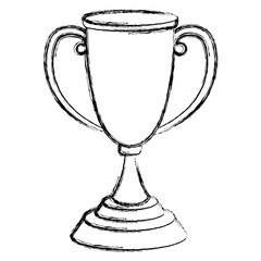 Trophy cup symbol icon vector illustration graphic design