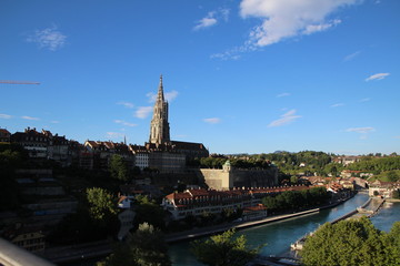 Fototapeta na wymiar Aare, Bern river