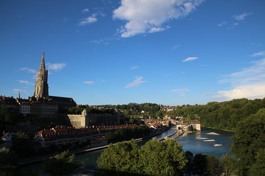 Bern, Aare river