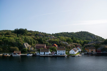 Fototapeta na wymiar Rossnes, Nordfjorden, Norwegen