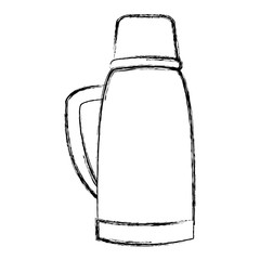 Thermo drink bottle icon vector illustration graphic design