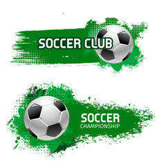 Fototapeta premium Soccer team club football ball vector icon