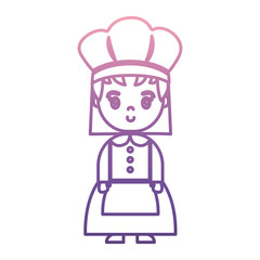 woman with pilgrim costume icon over white background vector illustration