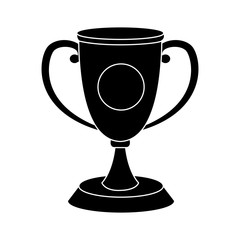 Trophy cup symbol icon vector illustration graphic design