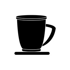 Coffee cup drink icon vector illustration graphic design
