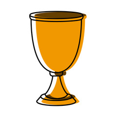 Chalice cup symbol icon vector illustration graphic design