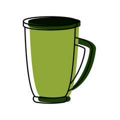 Coffee cup drink icon vector illustration graphic design