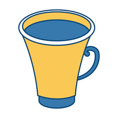Coffee cup drink icon vector illustration graphic design