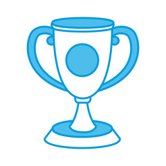 Trophy cup symbol icon vector illustration graphic design