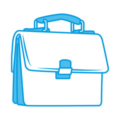 Business briefcase symbol icon vector illustration graphic design
