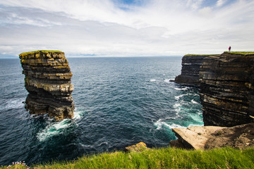 standing at downpatrick head