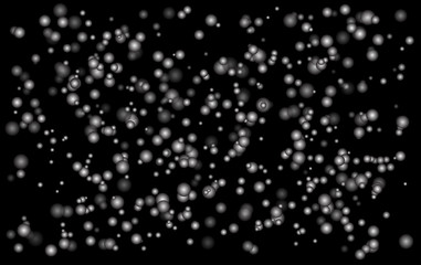 falling snow circle winter christmas beautiful background