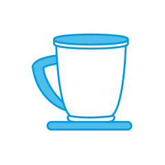 Coffee cup drink icon vector illustration graphic design