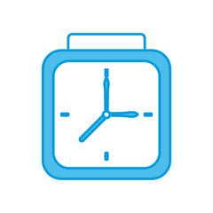 Vintage clock isolated icon vector illustration graphic design