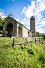 Fototapeta na wymiar Church in Ticino