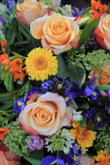 Colorful wedding flowers