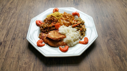 Caruru - Brazilian food. Typical food from Bahia