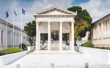 Fototapeta na wymiar Gymnasium Nikolaou I. Nikolaidou. Paphos, Cyprus