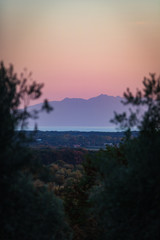 evening view to isola d'elba
