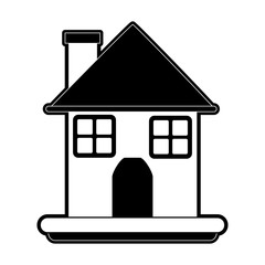 Real estate house icon vector illustration graphic design