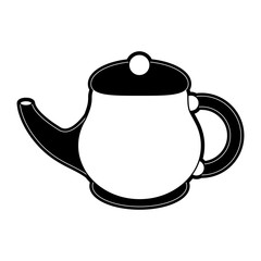 Porcelain tea jug icon vector illustration graphic design