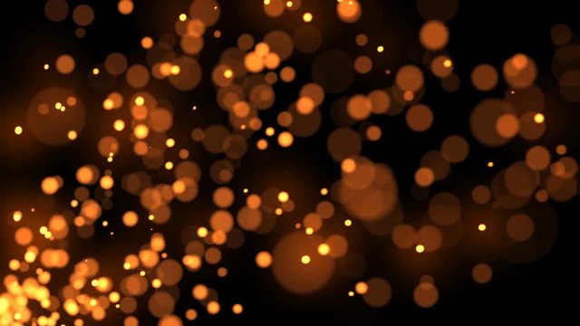 Particles sparks dots glitter slow motion background