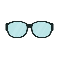 Fashion lens glasses icon vector illustration graphic design