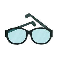 Fashion lens glasses icon vector illustration graphic design