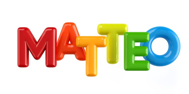 Bubbletext Name Matteo