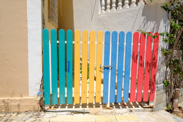Colorful Fence - Zakynthos, Greece