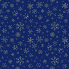 Abstract winter seamless pattern