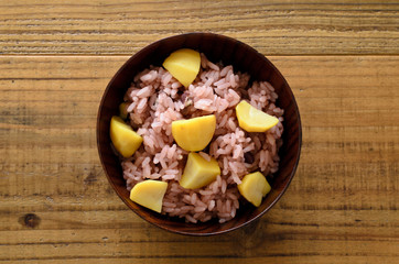 栗赤飯