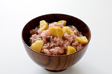 栗赤飯