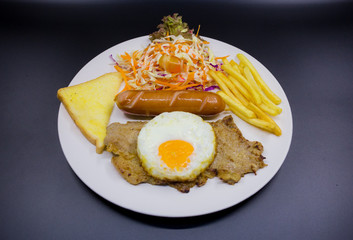 Meat Steak in Plate