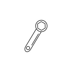 Spanner line icon