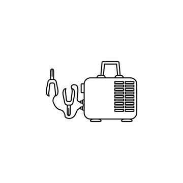 recommend clip art: Starter charger line icon