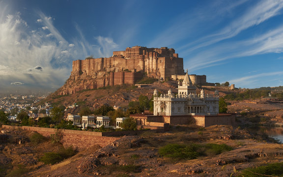Mehrangarh Fort and Jaswant Thada Mausoleum