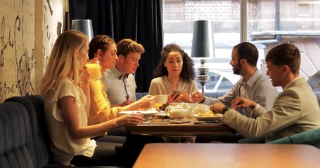 Business Meeting Over Breakfast - Powered by Adobe