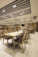 buffet restaurant interior at the hotel in seoul