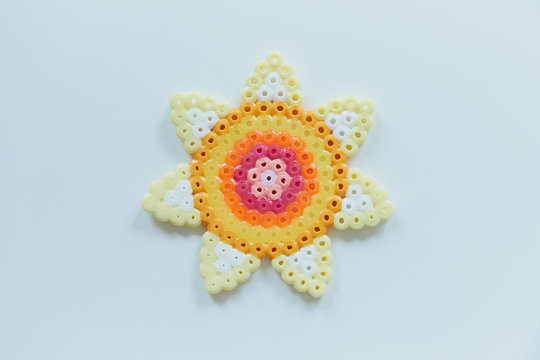 アイロンビーズ お花