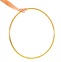 Moment of Rhythmic Gymnast hoop routine © oldmn