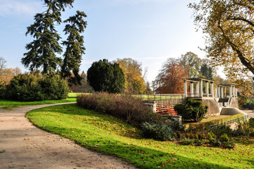 Pergola am Schwanenteich Putbus auf Rügen