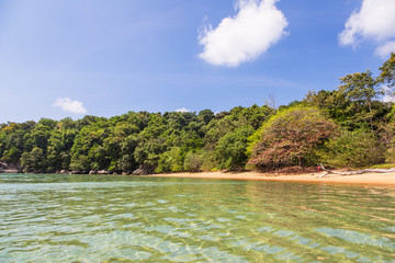 Idyllic beach in Tioman island