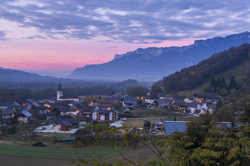 Fototapeta premium Sainte Hélène du Lac - Savoie.