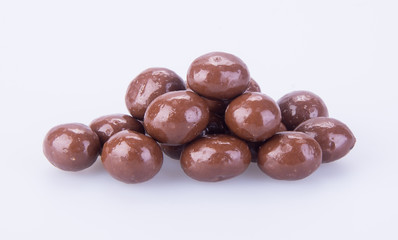 chocolate balls. chocolate balls on a background