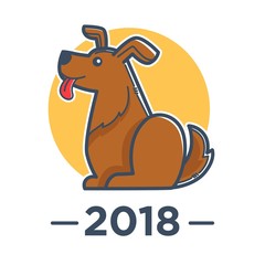 2018 Year of dog according to Chinese calendar